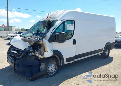 2023 Ram Promaster 2500 High Roof 159 Wb from USA, damaged, VIN 3C6LRVDG3PE541625